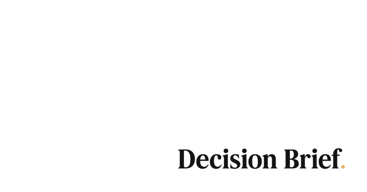 About | Decision Brief